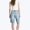 Pantalones cortos vaqueros de talle bajo Monterey – Azul Kimberley – Azul claro Pantalones cortos vaqueros de talle bajo Monterey – Azul Kimberley – Azul claro