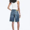 Pantalones cortos vaqueros de talle bajo Monterey – Azul radio – Azul medio Pantalones cortos vaqueros de talle bajo Monterey – Azul radio – Azul medio