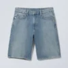 Pantalones cortos vaqueros de talle bajo Monterey – Blue Fade – Azul medio Pantalones cortos vaqueros de talle bajo Monterey – Blue Fade – Azul medio