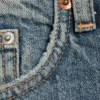 Pantalones cortos vaqueros de talle bajo y largo hasta la rodilla Atom – Azul Redondo – Azul medio Pantalones cortos vaqueros de talle bajo y largo hasta la rodilla Atom – Azul Redondo – Azul medio