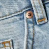 Pantalones cortos vaqueros de talle medio y corte recto Aimo – Azul Venecia – Azul claro Pantalones cortos vaqueros de talle medio y corte recto Aimo – Azul Venecia – Azul claro