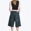 Pantalones cortos vaqueros holgados de talle medio Astro Loose Baggy – Azul lago – Azul medio Pantalones cortos vaqueros holgados de talle medio Astro Loose Baggy – Azul lago – Azul medio