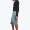 Pantalones cortos vaqueros holgados de talle medio Astro Loose Baggy – Azul Stream – Azul medio Pantalones cortos vaqueros holgados de talle medio Astro Loose Baggy – Azul Stream – Azul medio