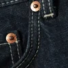 Pantalones cortos vaqueros holgados de talle medio Astro Loose Baggy – Blue Rinse – Azul oscuro Pantalones cortos vaqueros holgados de talle medio Astro Loose Baggy – Blue Rinse – Azul oscuro