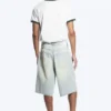 Pantalones cortos vaqueros holgados de talle medio Astro Loose Baggy – Citizen Blue – Azul claro Pantalones cortos vaqueros holgados de talle medio Astro Loose Baggy – Citizen Blue – Azul claro