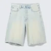 Pantalones cortos vaqueros holgados de talle medio Astro Loose Baggy – Citizen Blue – Azul claro Pantalones cortos vaqueros holgados de talle medio Astro Loose Baggy – Citizen Blue – Azul claro