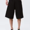 Pantalones cortos vaqueros holgados de talle medio Astro – Negro lavado – Negro Pantalones cortos vaqueros holgados de talle medio Astro – Negro lavado – Negro