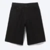 Pantalones cortos vaqueros holgados de talle medio Astro – Negro lavado – Negro Pantalones cortos vaqueros holgados de talle medio Astro – Negro lavado – Negro