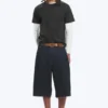 Pantalones cortos vaqueros holgados de tiro medio Void – Blue Rinse – Azul oscuro Pantalones cortos vaqueros holgados de tiro medio Void – Blue Rinse – Azul oscuro