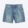 Pantalones cortos vaqueros holgados hasta la mitad del muslo Space – Azul Radio – Azul medio Pantalones cortos vaqueros holgados hasta la mitad del muslo Space – Azul Radio – Azul medio