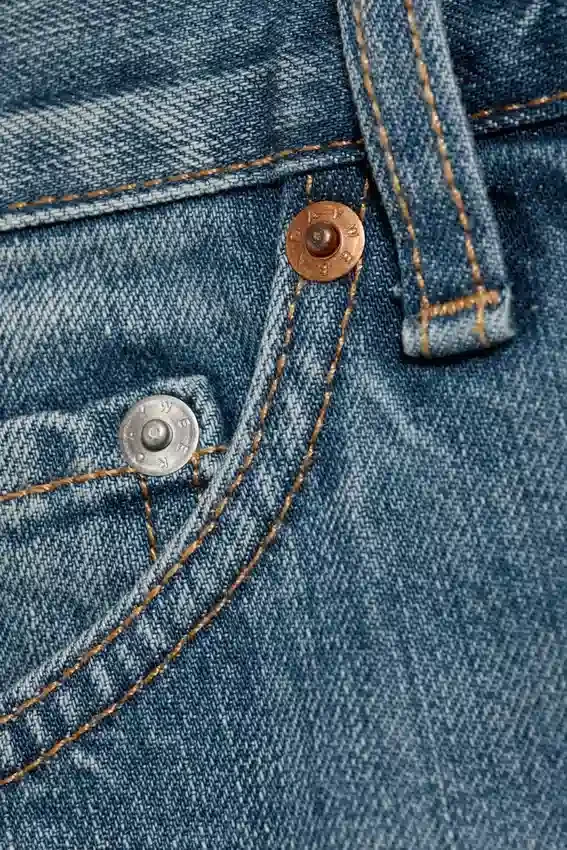 Pantalones cortos vaqueros holgados hasta la mitad del muslo Space – Azul Radio – Azul medio Pantalones cortos vaqueros holgados hasta la mitad del muslo Space – Azul Radio – Azul medio
