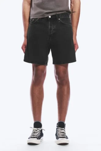 Pantalones cortos vaqueros holgados hasta la mitad del muslo – Tuned Black – Negro Pantalones cortos vaqueros holgados hasta la mitad del muslo – Tuned Black – Negro