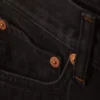Pantalones cortos vaqueros holgados Space – Negro