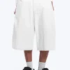 Pantalones cortos vaqueros largos holgados de talle medio Void – Blanco sucio – Blanco Pantalones cortos vaqueros largos holgados de talle medio Void – Blanco sucio – Blanco