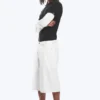 Pantalones cortos vaqueros largos holgados de talle medio Void – Blanco sucio – Blanco Pantalones cortos vaqueros largos holgados de talle medio Void – Blanco sucio – Blanco