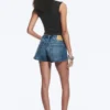 Pantalones cortos vaqueros mini de talle bajo Bite – Azul radio – Azul medio Pantalones cortos vaqueros mini de talle bajo Bite – Azul radio – Azul medio