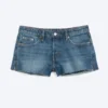 Pantalones cortos vaqueros mini de talle bajo Bite – Azul radio – Azul medio Pantalones cortos vaqueros mini de talle bajo Bite – Azul radio – Azul medio