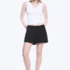 Pantalones cortos vaqueros mini de talle bajo con efecto desgastado Duchess – Lavado negro – Negro Pantalones cortos vaqueros mini de talle bajo con efecto desgastado Duchess – Lavado negro – Negro