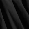 Pantalones de algodón tipo globo – Negro