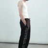 Pantalones de chándal bordados Mechatok – Negro Pantalones de chándal bordados Mechatok – Negro