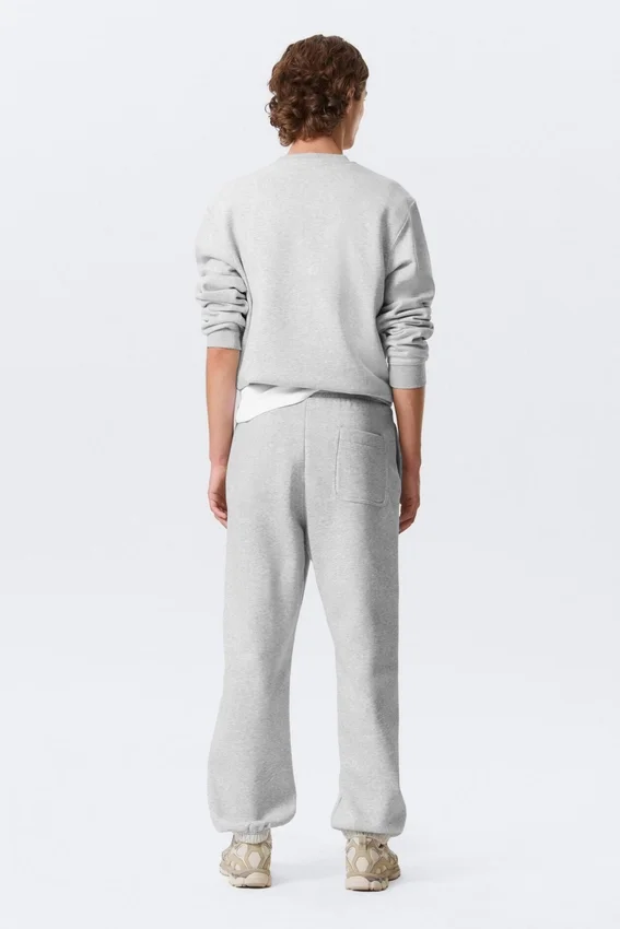 Pantalones de chándal clásicos – Gris jaspeado Pantalones de chándal clásicos – Gris jaspeado