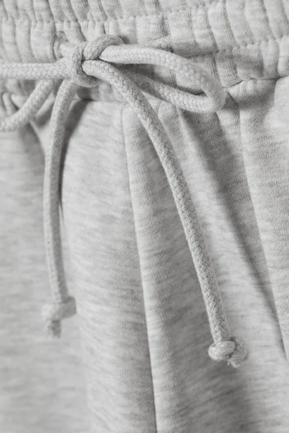 Pantalones de chándal clásicos – Gris jaspeado Pantalones de chándal clásicos – Gris jaspeado