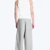 Pantalones de chándal de corte holgado – Gris claro Pantalones de chándal de corte holgado – Gris claro