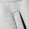 Pantalones de chándal de neopreno de corte holgado y pierna ancha – Gris jaspeado Pantalones de chándal de neopreno de corte holgado y pierna ancha – Gris jaspeado