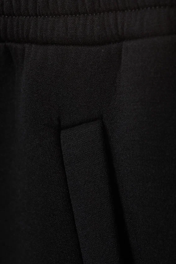 Pantalones de chándal de neopreno de pierna ancha lavados – Negro lavado Pantalones de chándal de neopreno de pierna ancha lavados – Negro lavado