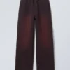 Pantalones de chándal de neopreno lavado – Ciruela oscuro lavado Pantalones de chándal de neopreno lavado – Ciruela oscuro lavado