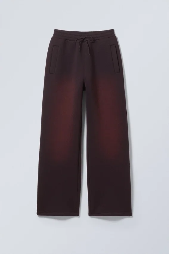 Pantalones de chándal de neopreno lavado – Ciruela oscuro lavado Pantalones de chándal de neopreno lavado – Ciruela oscuro lavado