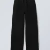 Pantalones de chándal de neopreno lavado – Negro Pantalones de chándal de neopreno lavado – Negro