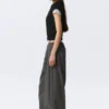 Pantalones de chándal de talle bajo, holgados y de pierna ancha – Gris oscuro Pantalones de chándal de talle bajo, holgados y de pierna ancha – Gris oscuro