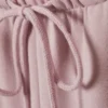 Pantalones de chándal de talle bajo y pierna ancha – Rosa empolvado claro Pantalones de chándal de talle bajo y pierna ancha – Rosa empolvado claro