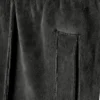 Pantalones de chándal de terciopelo de talle medio, corte recto y holgado – Gris oscuro Pantalones de chándal de terciopelo de talle medio, corte recto y holgado – Gris oscuro