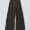 Pantalones de chándal estándar de doble capa – Negro Pantalones de chándal estándar de doble capa – Negro