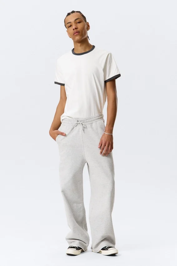 Pantalones de chándal holgados Astro de rizo – Gris claro empolvado Pantalones de chándal holgados Astro de rizo – Gris claro empolvado