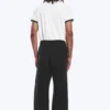 Pantalones de chándal holgados con pliegue delantero – Negro lavado Pantalones de chándal holgados con pliegue delantero – Negro lavado