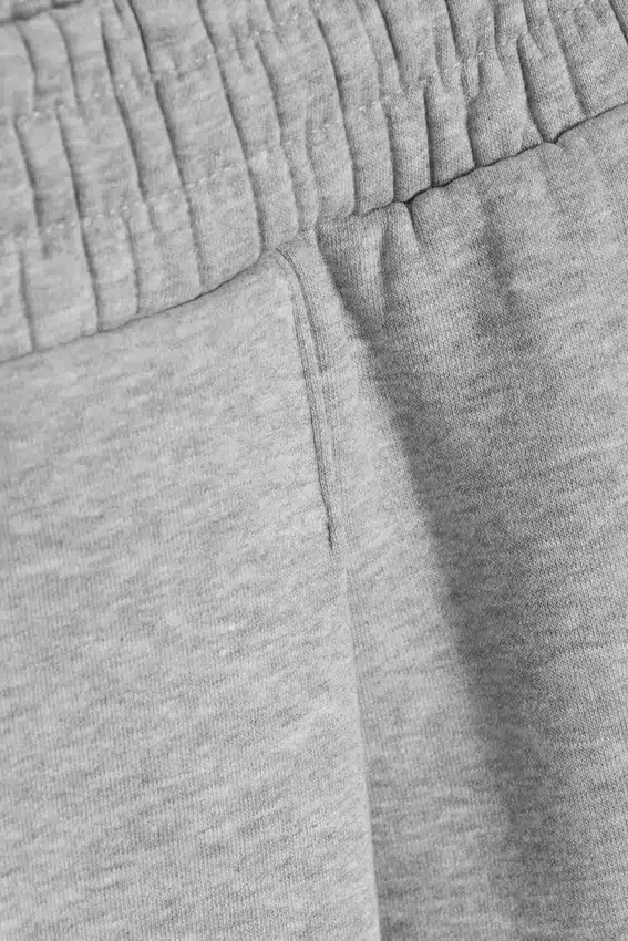 Pantalones de chándal holgados con pliegues – Gris jaspeado Pantalones de chándal holgados con pliegues – Gris jaspeado