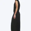 Pantalones de chándal holgados con pliegues – Negro oscuro Pantalones de chándal holgados con pliegues – Negro oscuro