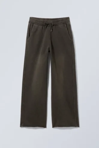 Pantalones de chándal holgados de rizo Astro – Gris oscuro lavado