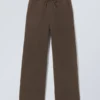 Pantalones de chándal holgados de rizo Astro – Marrón oscuro Pantalones de chándal holgados de rizo Astro – Marrón oscuro