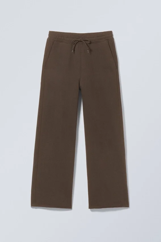 Pantalones de chándal holgados de rizo Astro – Marrón oscuro Pantalones de chándal holgados de rizo Astro – Marrón oscuro