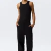 Pantalones de chándal holgados de rizo Astro – Negro Pantalones de chándal holgados de rizo Astro – Negro