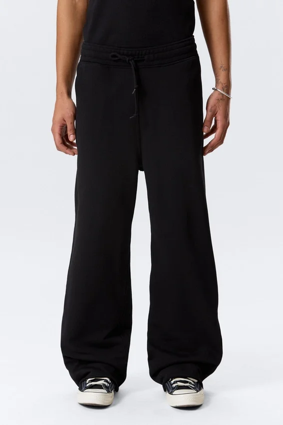 Pantalones de chándal holgados de rizo Astro – Negro Pantalones de chándal holgados de rizo Astro – Negro