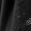 Pantalones de chándal holgados de talle medio con estampados y tachuelas – Negro con tachuelas Pantalones de chándal holgados de talle medio con estampados y tachuelas – Negro con tachuelas