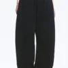 Pantalones de chándal holgados de tejido grueso – Azul oscuro Pantalones de chándal holgados de tejido grueso – Azul oscuro