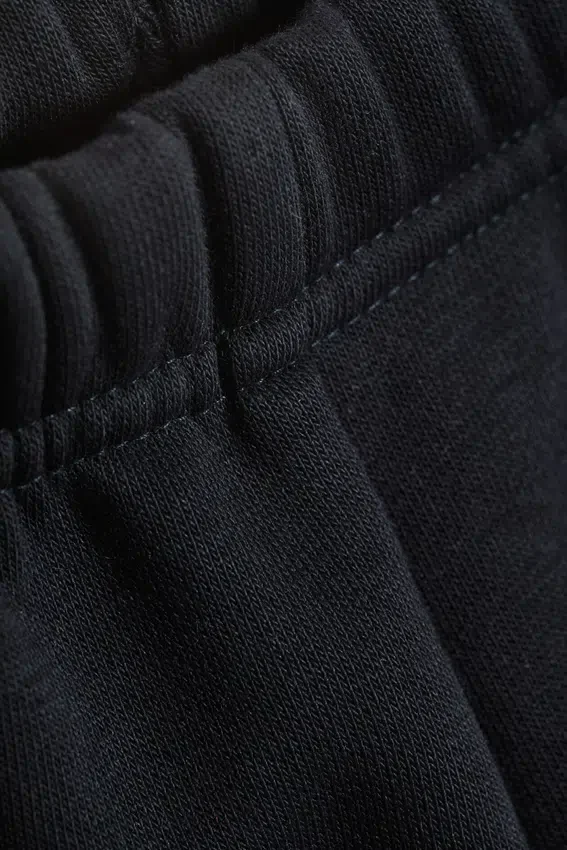 Pantalones de chándal holgados de tejido grueso – Azul oscuro Pantalones de chándal holgados de tejido grueso – Azul oscuro