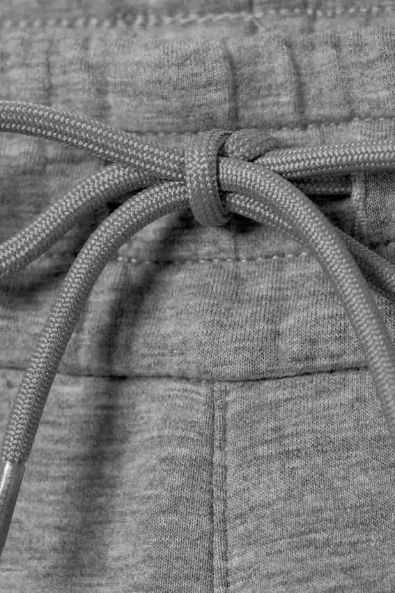 Pantalones de chándal holgados de tejido scuba – Gris jaspeado Pantalones de chándal holgados de tejido scuba – Gris jaspeado