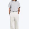 Pantalones de chándal holgados de tejido scuba – Light Dusty Mole Pantalones de chándal holgados de tejido scuba – Light Dusty Mole